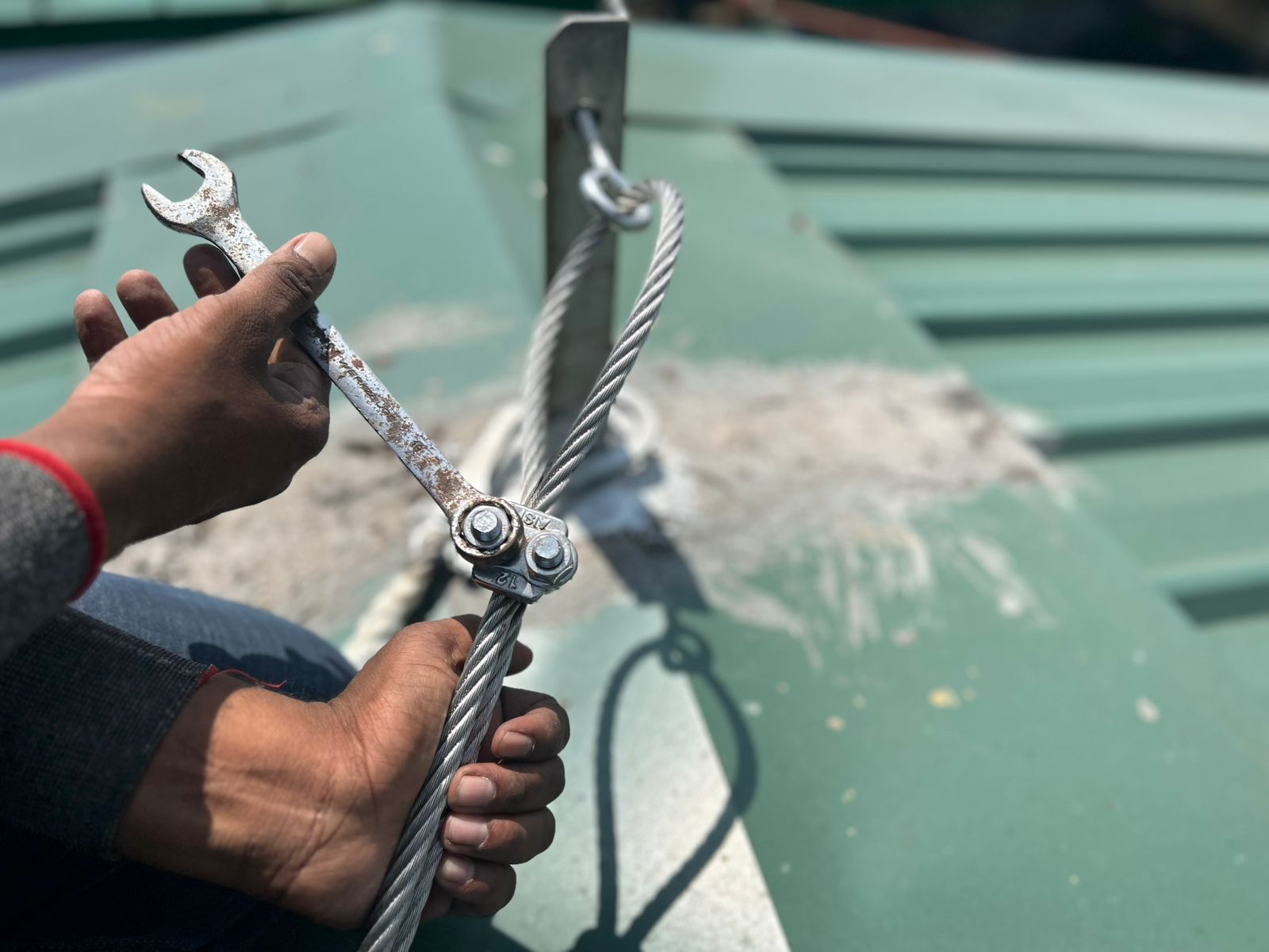 30m LIFE LINE CABLE INSTALLATION 