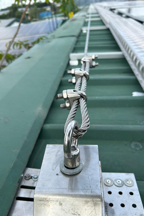 45m LIFE LINE AND BRACKETS INSTALLATION