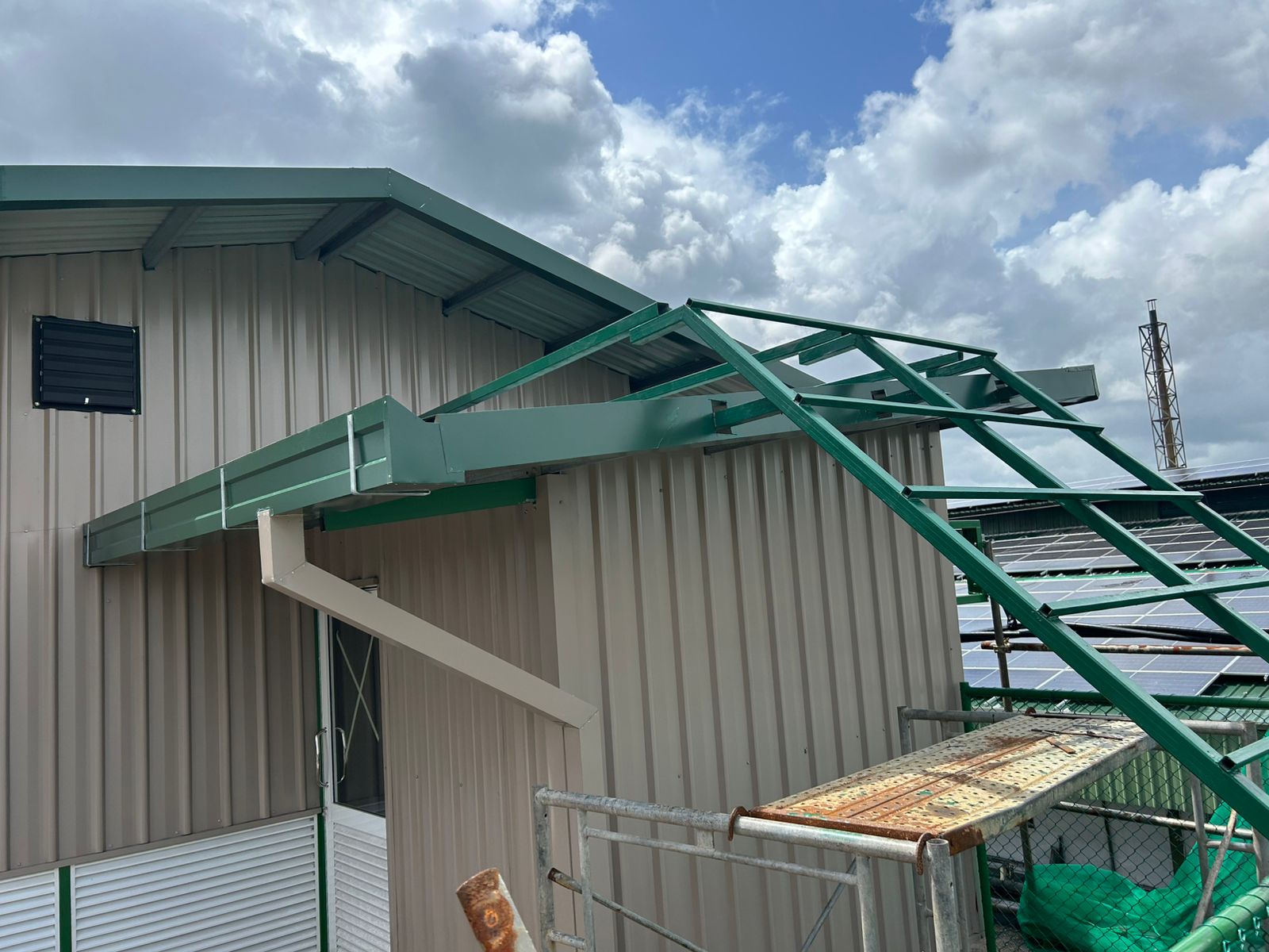 CABLE BRIDGE INSTALLATION FOR SOLAR PROJECT 